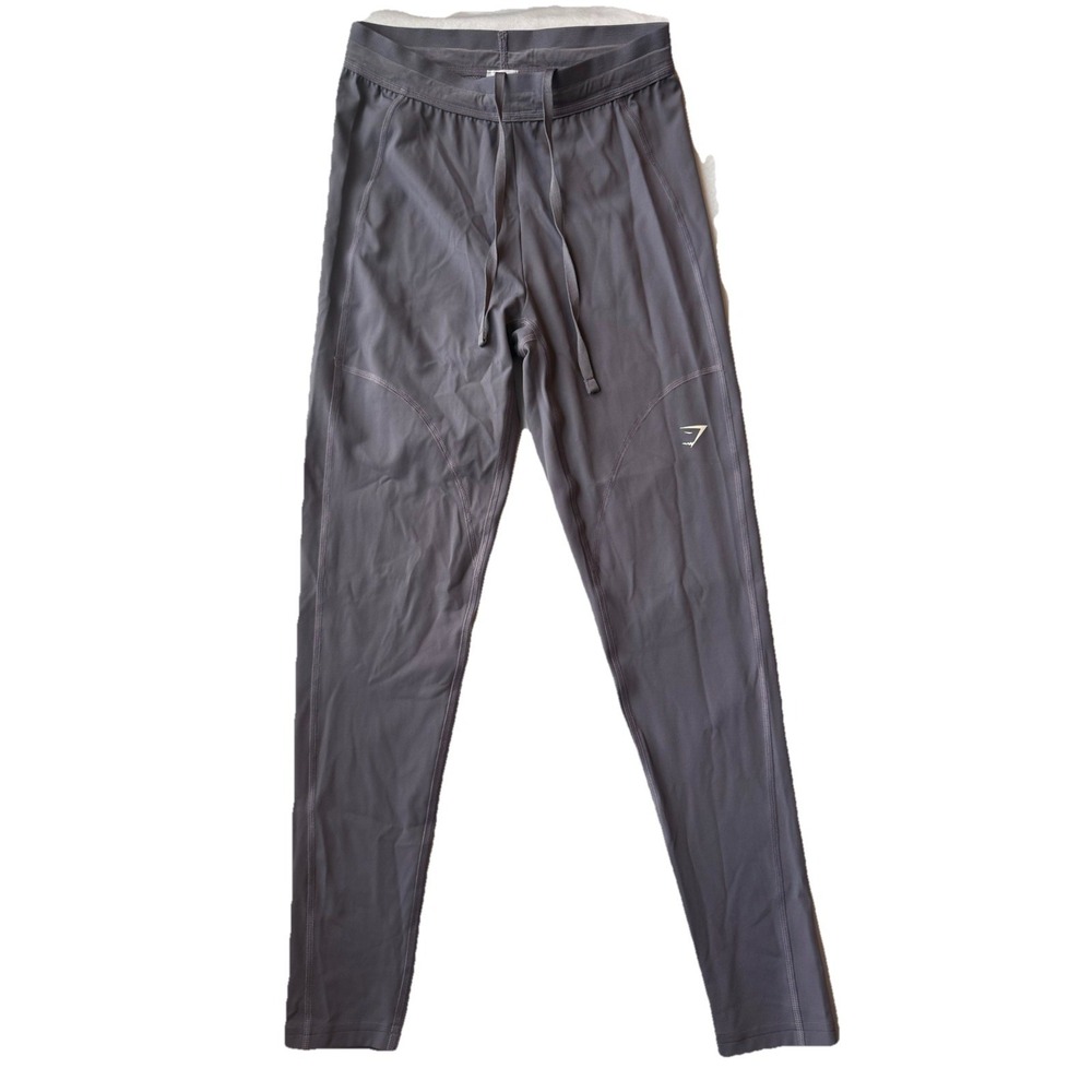 Gymshark Lavender Leggings Women's Medium‎ Drawstring Running Workout Zip Pocket